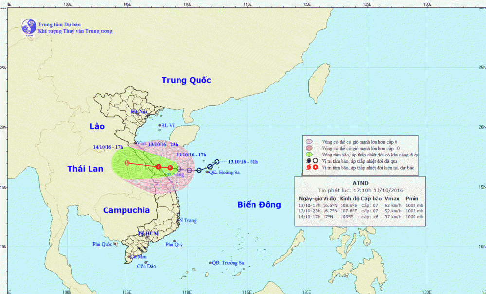 Tin áp thấp nhiệt đới gần bờ - cảnh báo mưa lớn diện rộng, lũ, lũ quét, sạt lở đất
