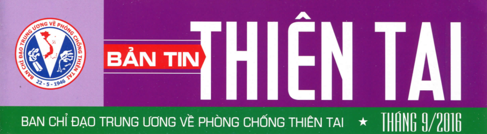 Bản tin thiên tai tháng 09 năm 2016