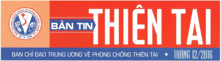 Bản tin thiên tai tháng 12 năm 2016