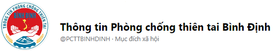 Trang Facebook Phòng chống thiên tai tỉnh Bình Định