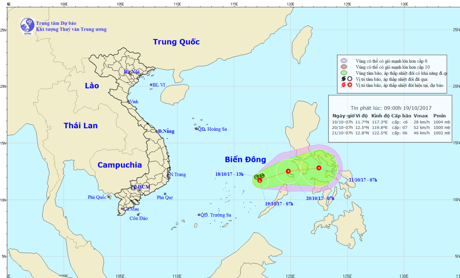 Tin áp thấp trên Biển Đông