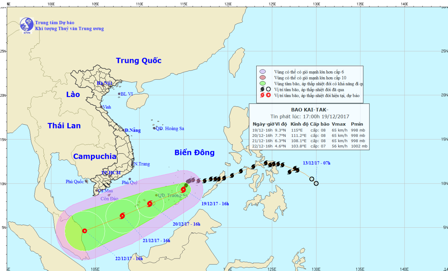 Tin bão trên Biển Đông (cơn bão số 15)