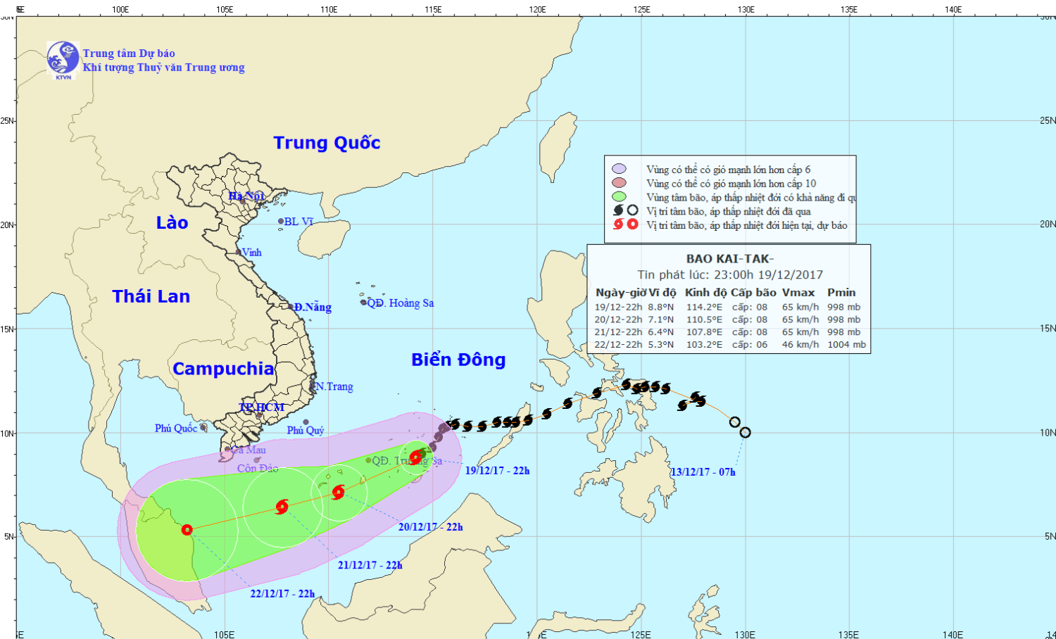 Tin bão trên Biển Đông (cơn bão số 15)