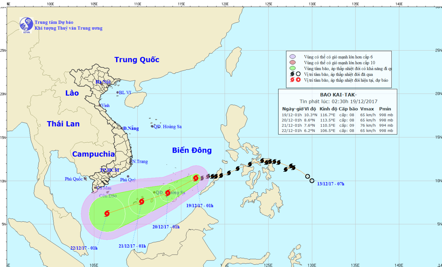 Tin bão trên Biển Đông (cơn bão số 15)