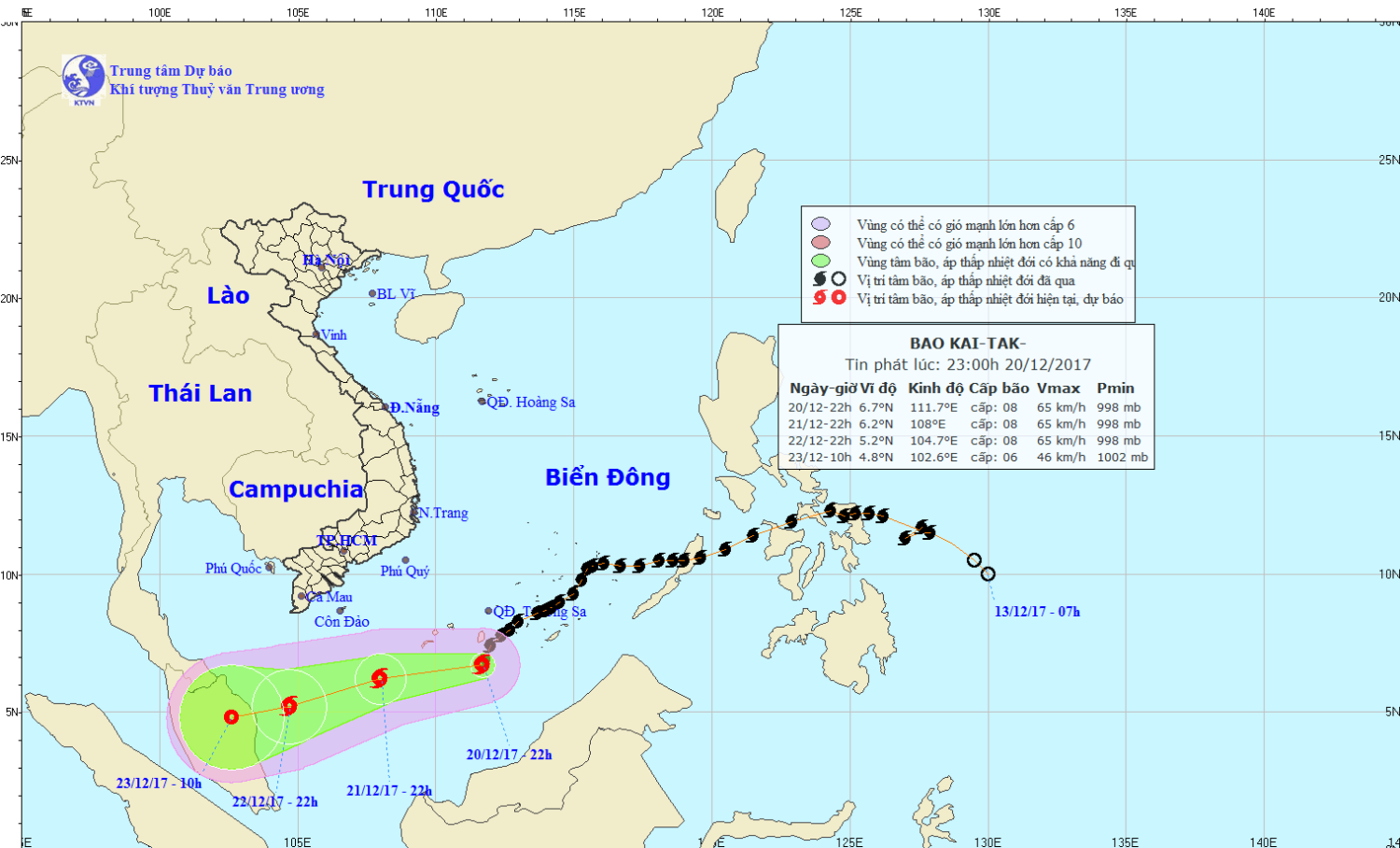 Tin bão trên Biển Đông (cơn bão số 15)