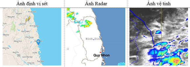 Tin cảnh báo dông sét (12h30 ngày 28/6)