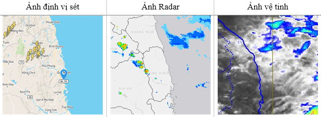 Tin cảnh báo dông sét (12h40 ngày 30/7)