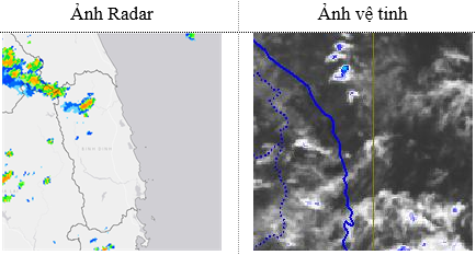 Tin cảnh báo dông sét (12h30 ngày 18/8)