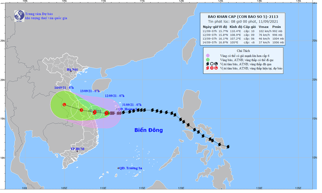 bao so 5, luc 8h ngay 11 9